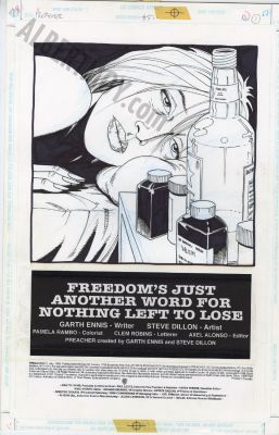 Steve Dillon | Preacher Issue 57 Page 1 | Albert Moy