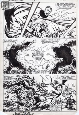 John Byrne | Fantastic Four 247 Page 12 | Panel Page Art
