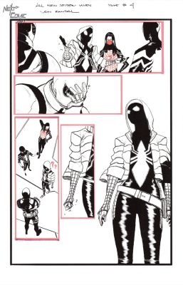 Von Randal | All New Spider-Gwen Ghost Spider Issue 5 Page 4 | Next Comic Art