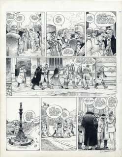 Bilal, Enki (1951) | Les Phalanges de l’Ordre Noir, planche 29. Crayon et... | Coutau Bégarie