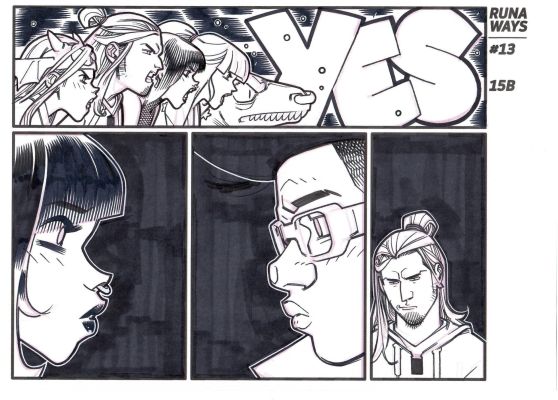 David Lafuente | Runaways #13 P.15B | The Green Room