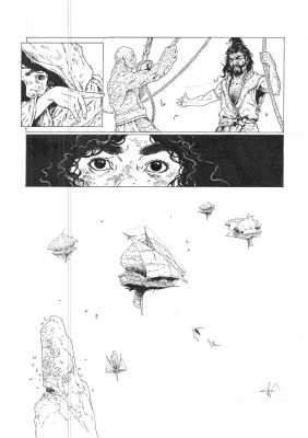 Pellet Philippe | Planche Originale 47 de Sheïd Le piège de Mafate | Galerie Napoléon