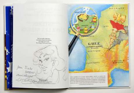 Uderzo Albert Asterix... | UDERZO Albert Asterix Rare dédicace représentant... | Vermot et Associés