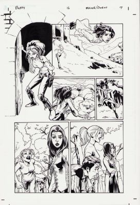 Karl Moline | Buffy the Vampire Slayer #16 Pg.7 - Interior Page | Anthony’s Comic Book Art