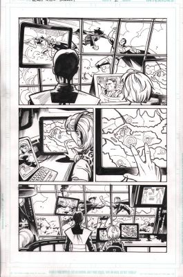 Jose Marzan, Karl Moline | Convergence Superboy #2 P.11 - Superboy Vs Superman - 2015 | Anthony’s Comic Book Art