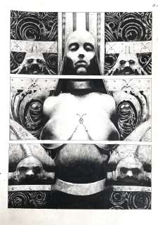 CORRADO ROI - Original page for Dylan Dog n. 444 page 21. Cm. 25x35. Ink. Mint. Code 170.