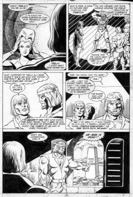 Ron Wilson | Wilson, Ron - He-Man, Masters of the Universe #12 Pg 20, He-Man / Prince & Team, Great Teela / Sorceress | Cool Lines Art