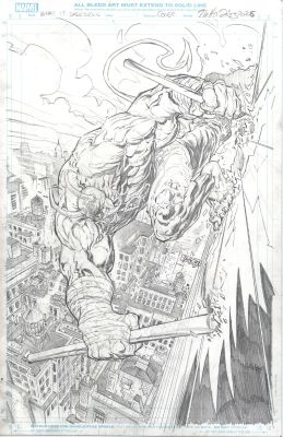 Netho Diaz | Daredevil Issue 03 Page What If...? Variant Cover | ComiConArt