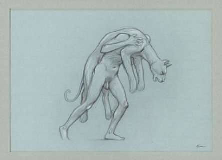 Enki Bilal (Né En 19... | Animal’z 54A Crayon gras et rehauts de pastel sur... | Tessier Sarrou