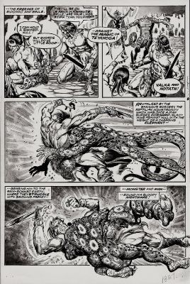 Jess Jodloman | Kull #2 P 23 (Awesome Kull Battle Page!) 1975 | Romitaman