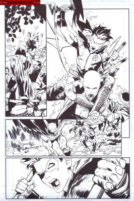 Dan Mora | Batman Deadpool Issue 01 Page 20 | Kwan Chang