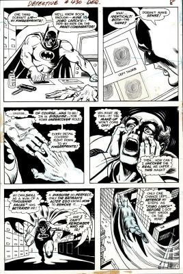 Bob Brown, Nick Cardy | Detective Comics #430 P 7 (Batman in Every Panel, Nick Cardy Inks!) 1972 | Romitaman