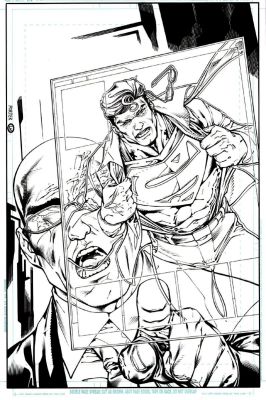 Howard Porter, John Livesay | Dc Universe Legends #12 Cover (Superman & Lex Luthor!) 2011 | Romitaman