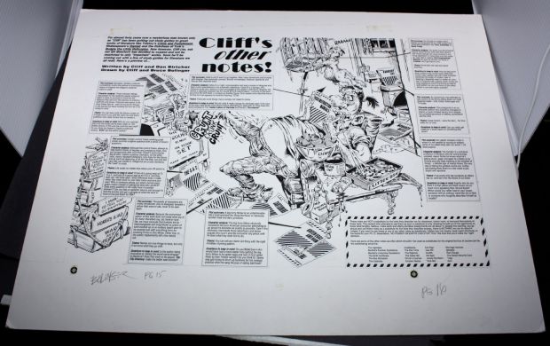 Bruce Bolinger | Cracked Magazine ’Cliff’s Other Notes’ Illustration - Signed | Anthony’s Comic Book Art