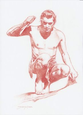 Tarzan - Color Pencil Art - Signed | Anthony’s Comic Book Art
