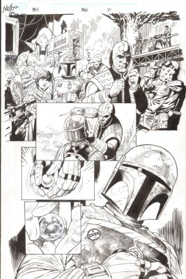 Lan Medina | Star Wars: Bounty Hunters #36 Issue 36 Page 11 | Next Comic Art