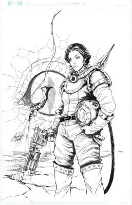Siya Oum | Lady Mechanika the Devil in the Lake 3 Cover B | TDArt