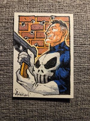 Aniekan Udofia | Sketch Card - Punisher | TDArt