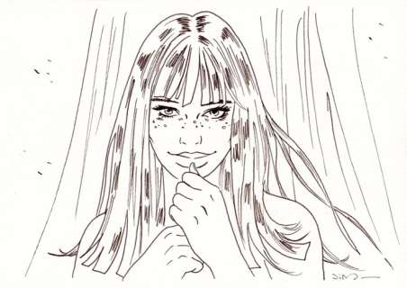 Jim (Terrasson, Thierry) - Original drawing - Marie - One night in Rome | Catawiki