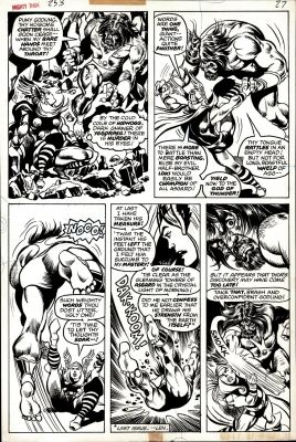 Pablo Marcos | Thor #253 P 3 (All Out Battle Between Thor & a Storm Giant!) 1976 | Romitaman