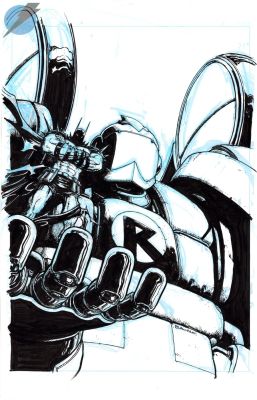 Chris Burnham - Absolute Batman Issue 20 Page Cover