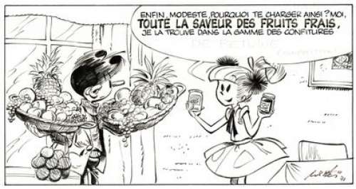 Mittei | Modeste et Pompon, dessin original Ã  l’encre de chine.… | Septimus