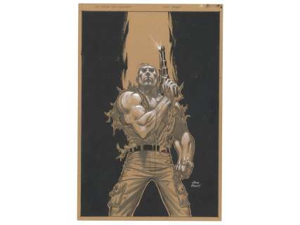 2010 Doc Savage, The Silver Pyramid Cover Art | Weiss Auctions