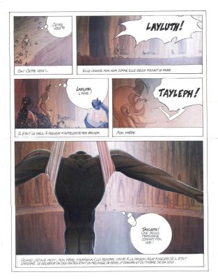 CADELO Silvio - Planche originale 75 en couleur directe ENVIE DE CHIEN Tome 2 Deux Mouches blanches par Silvio CADELO