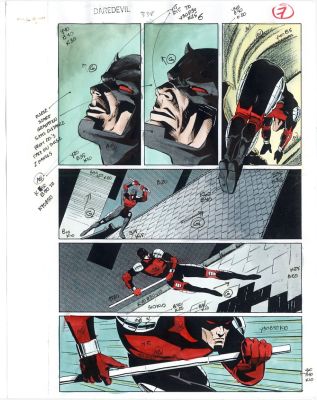Christie Scheele Alexander Jubran Ande Parks | Daredevil - Color Guide Issue 338 Page 7 | Catskill Comics