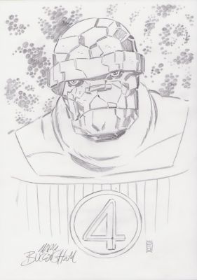 Mark Buckingham | The Thing Detailed Pencil Art Commission - Signed | Anthony’s Comic Book Art
