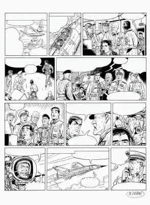 Durand Matthieu | Planche originale 42 Une aventure classique de TANGUY et LAVERDURE TOME 2 L’avion qui tuait ses pilotes | Galerie Napoléon
