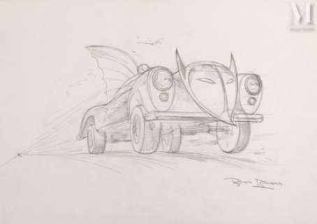 Brian Bolland (Né En 1951) | "Killing Joke - Postface - Batmobile" | Millon