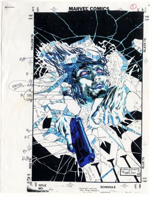 Dale Eaglesham Al Williamson Christie Scheele | The Punisher : War Zone Annual - Color Guide Issue 2 | Catskill Comics