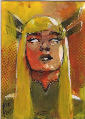 Rod Reis | Magik Glow Sketch Card | Essential Sequential