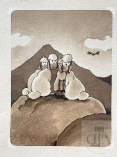 F’murrr/Le génie des alpages. Dessin original… | Dagoty