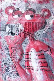 ORIGINAL Artwork By Chris Duncan - PINK PANTHER on Monster Punch Can - 2018 | Catawiki
