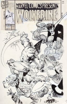 Sam Kieth | Marvel Comics Presents 107 Cover | Panel Page Art