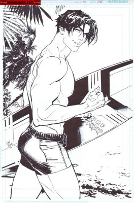 Dan Mora | Covers / Pinups Issue Nightwing # 141A Page Cover | Kwan Chang