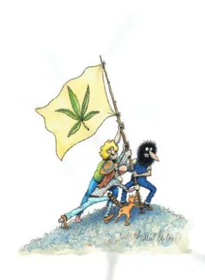 Gilbert Shelton | The Freak Brothers – Fifty Freaking years – couverture | La Galerie de la Bande Dessinée