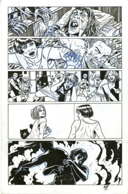 Andy Belanger | Vampirella Issue 8 Page 1 | Albert Moy