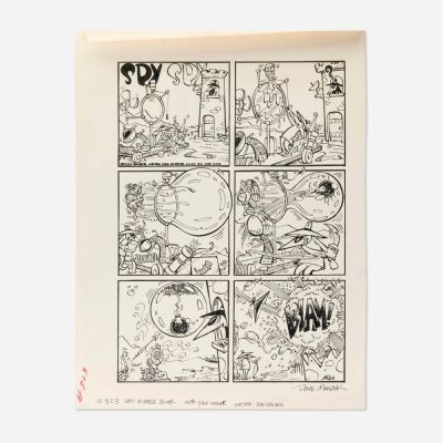 Dave Manak, Mad Magazine #323 ’Spy vs. Spy’ Original Art (EC Publications, 1993) | Landry Pop Auctions