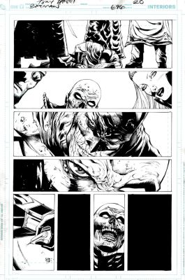 Norm Rapmund, Sandu Florea, Tony Daniel | Batman #696 P 20 (Batman, Black Mask And the False Face Society!) 2009 | Romitaman