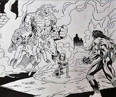 Brian Ching - Original Art Page - Cyber Force #35, page 20 - (1997) 