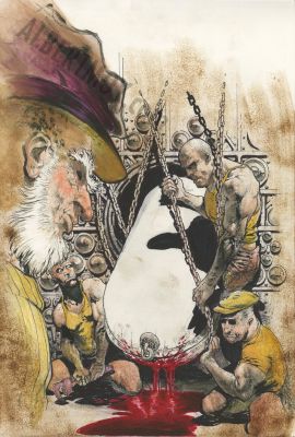 Sam Kieth | 30 Days of Night: Night Again Issue 1 Page Cover | Albert Moy