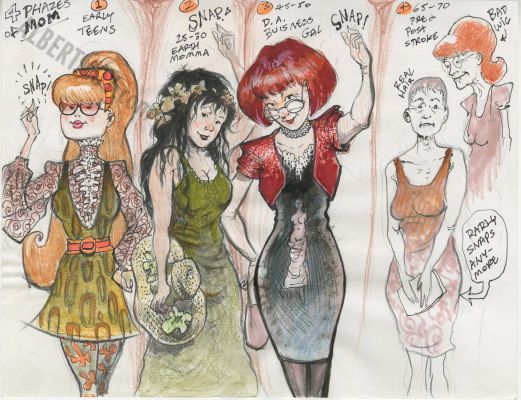 Sam Kieth | 4 Phazes of Mom | Albert Moy