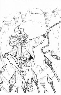 Juan Castro | Dungeon Crawler Carl Issue 0 Page Cover (Af 15 Homage) | ComiConArt