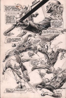 Frank McLaughlin, Rudy Nebres | Deadly Hands of Kung Fu #10 P.13 - All Iron Fist Action - 1975 | Anthony’s Comic Book Art