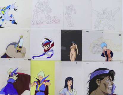 10 Rodovetri + 11 Disegni Base - Giapponesi - Page volante - Other | Catawiki