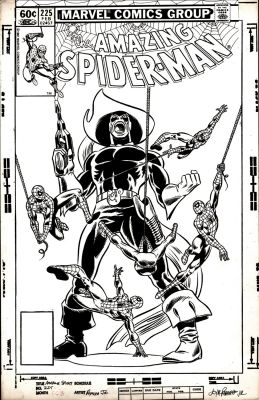 John Romita Jr. Frank Giacoia - Amazing Spider-Man #225 Cover (Early Jrjr Asm Cover with Spider-Man Battling Foolkiller! Asm #47 Homage Cover!) 1981