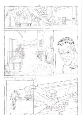 Jacen Burrows – 303 issue 5p8 – Garth Ennis | Berserker Art